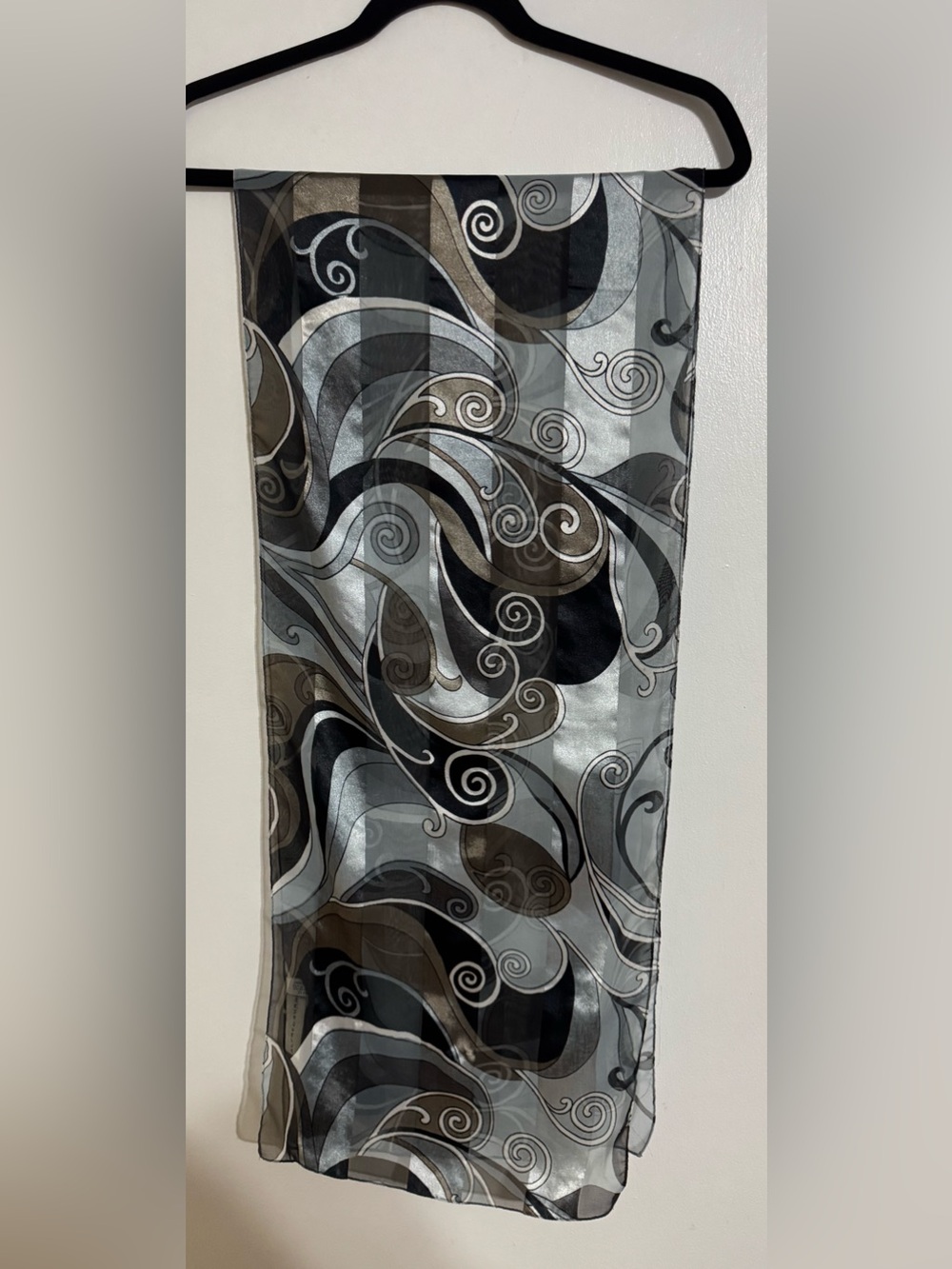 Alfred Sung Printed Swirl Scarf